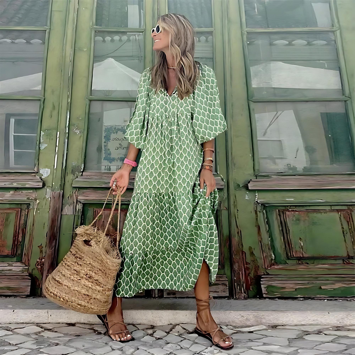 Women's Tiered Summer Maxi Dress