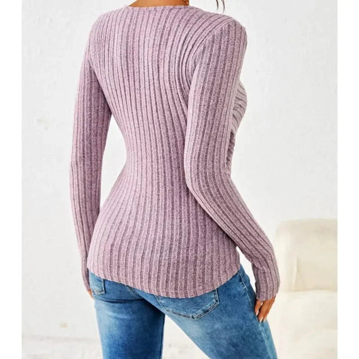 Women's Wrap Long Sleeve Top